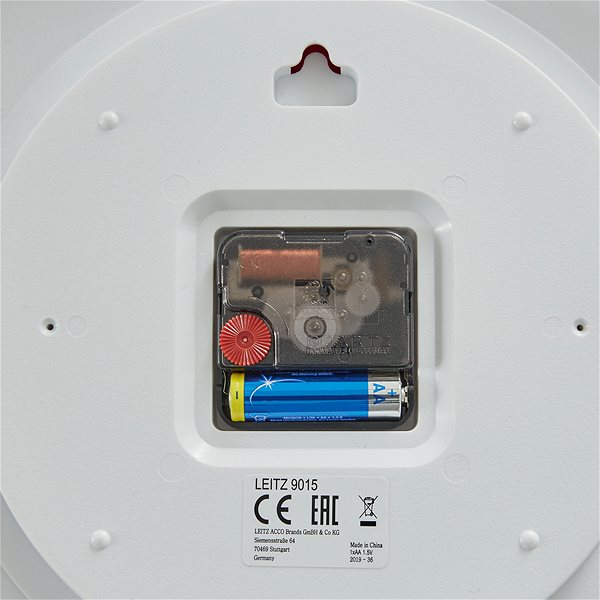 Wall Clock LEITZ Wow 573486 Yellow Back page