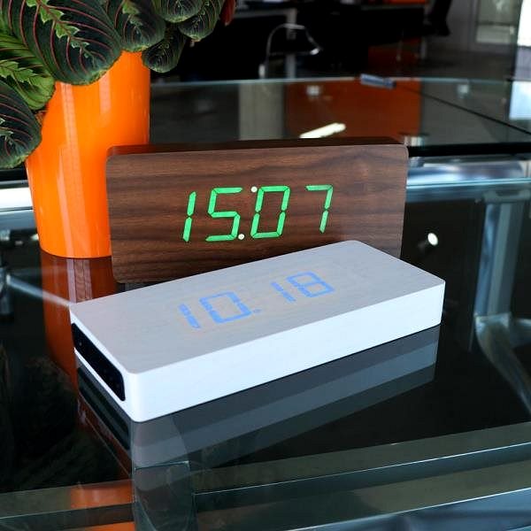 Alarm Clock MPM-TIME DIGITAL C02.3672.00. BLUE LED Lifestyle