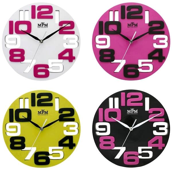 Wall Clock MPM-TIME E01.3064.40 Features/technology