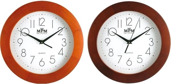 Nástenné hodiny MPM-TIME E01.2475.51. W Vlastnosti/technológia