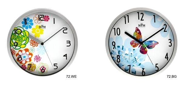 Nástenné hodiny MPM-TIME E01.3086.72.WE. Vlastnosti/technológia