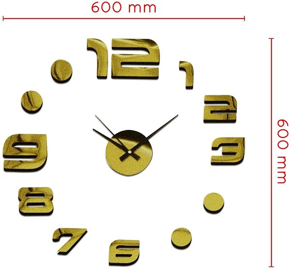 Wall Clock MPM-TIME E01.3776.80 Technical draft