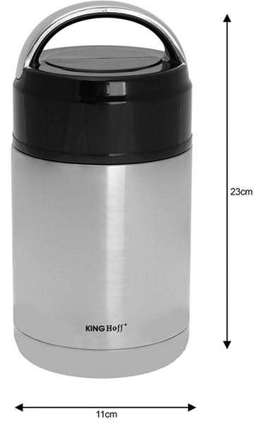 Thermos KINGHOFF Thermos with handle 0,8 l, Kh-4375 .