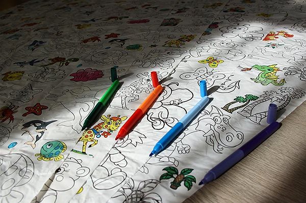 colouring page Kids DO colouring tablecloths 3in1 Space Adventure .