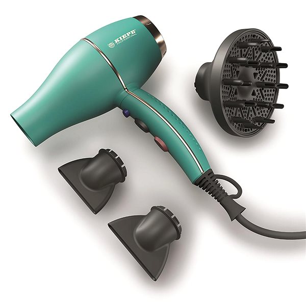 Hair Dryer KIEPE Bloom Hairdryer ceramic&ionic Turquoise ...