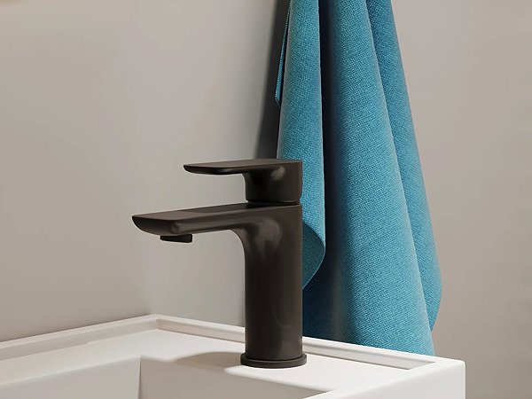 Tap kielle Vega Washbasin Faucet, Matte Black, 10118104 ...
