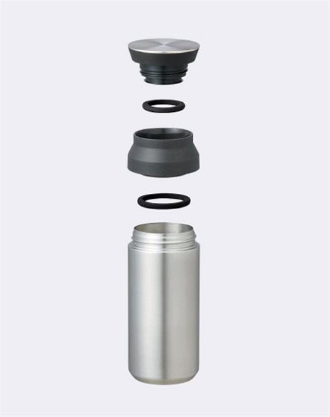 Thermal Mug Kinto Travel Tumbler Silver 350 ml Features/technology