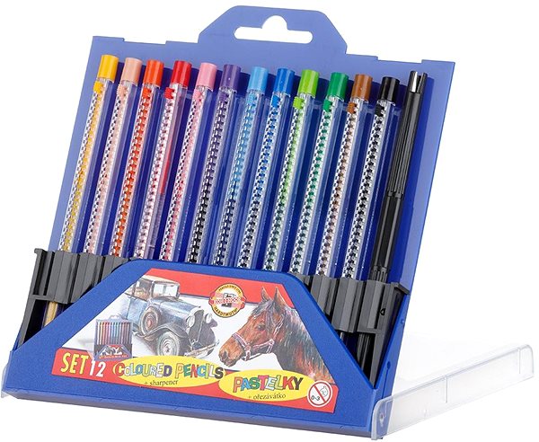 Coloured Pencils KOH-I-NOOR SCALA 4012/12 - set of mechanical crayons - 12 pcs ...