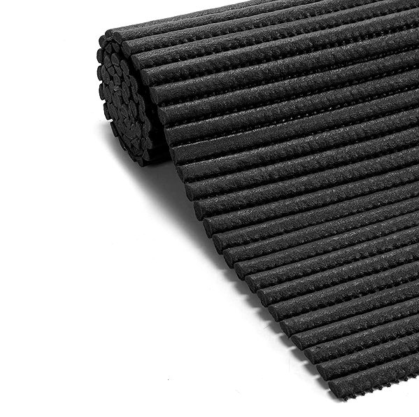 Anti-slip bath mat Kinvara Anti-slip bath mat 65 × 90 cm black .
