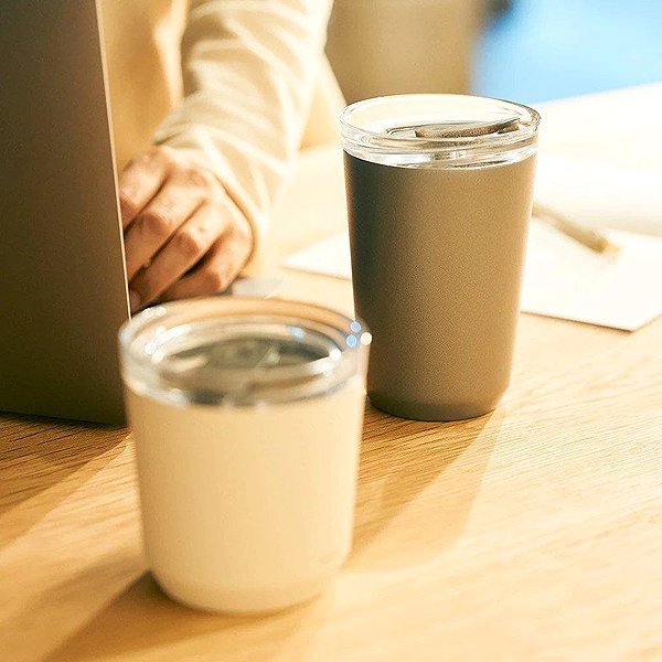 Thermal Mug Kinto To Go Tumbler white 240 ml ...