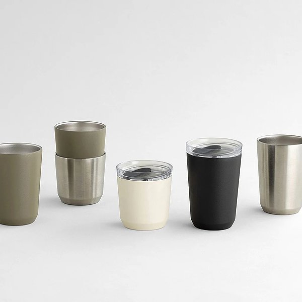 Thermal Mug Kinto To Go Tumbler white 240 ml ...