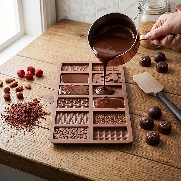 Baking Mould TORO Chocolate mould silicone 12 pcs. Lifestyle