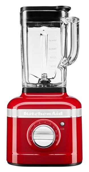 Blender KitchenAid Artisan Mixer K400 with Personal Mixing Bowl, Metallic Red Screen
