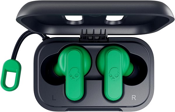 Vezeték nélküli fül-/fejhallgató Skullcandy DIME True Wireless kék-zöld Képernyő