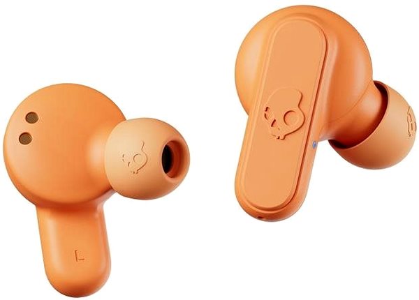 Wireless Headphones Skullcandy DIME True Wireless Gold-orange Lateral view