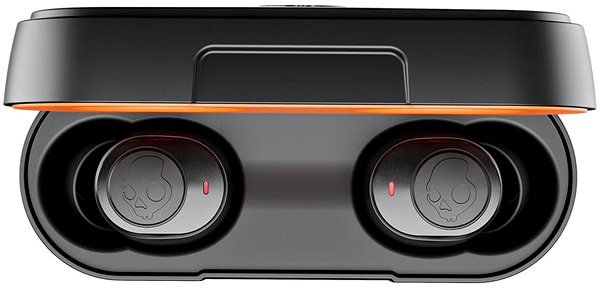 Vezeték nélküli fül-/fejhallgató Skullcandy JIB True Wireless fekete-narancssárga Képernyő