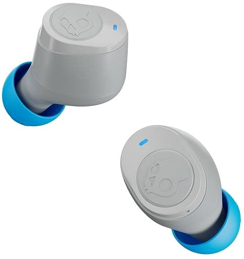 Vezeték nélküli fül-/fejhallgató Skullcandy JIB True Wireless szürke-kék Oldalnézet