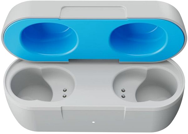 Vezeték nélküli fül-/fejhallgató Skullcandy JIB True Wireless szürke-kék Oldalnézet