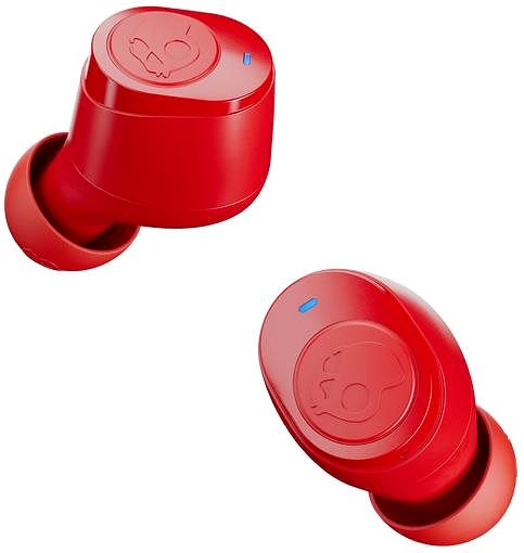 Wireless Headphones Skullcandy JIB True Wireless Gold and Red Lateral view