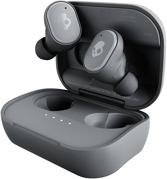 Wireless Headphones Skullcandy Grind True Wireless In-Ear Grey Lateral view