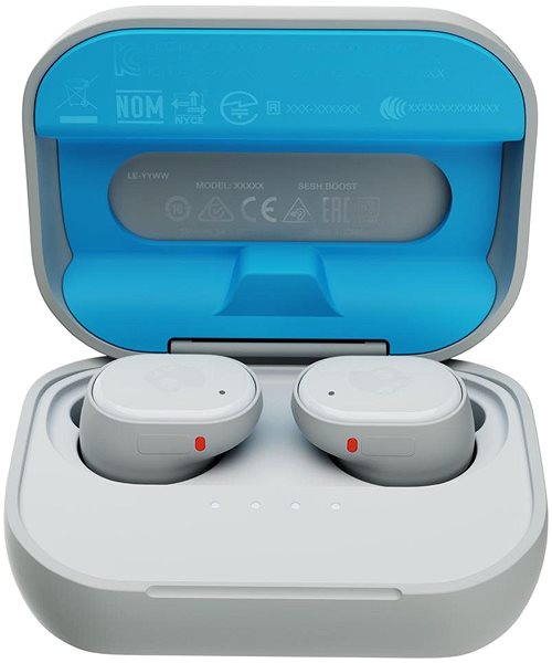 Bezdrôtové slúchadlá Skullcandy Grind True Wireless In-Ear sivá/modrá Screen