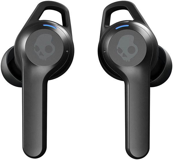 Kabellose Kopfhörer Skullcandy Indy Fuel True Wireless In-Ear schwarz Seitlicher Anblick