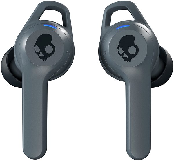 Vezeték nélküli fül-/fejhallgató Skullcandy Indy Fuel True Wireless In-Ear szürke Oldalnézet