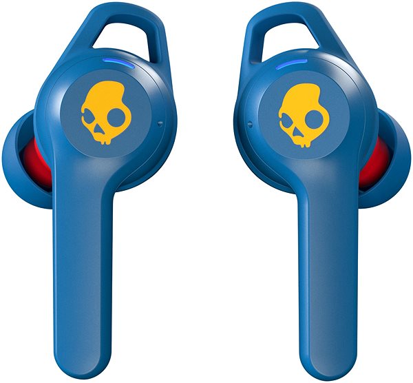Bezdrôtové slúchadlá Skullcandy Indy Evo True Wireless In-Ear modré Bočný pohľad