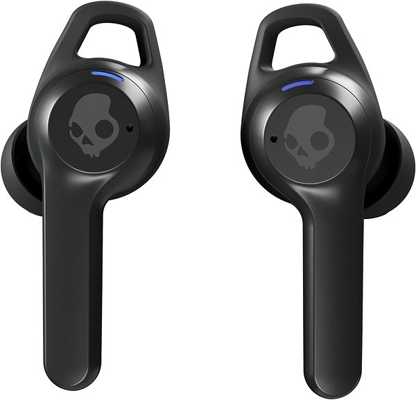 Bezdrôtové slúchadlá Skullcandy Indy ANC True Wireless In-Ear čierne Bočný pohľad