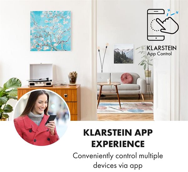 Klarstein Wonderwall Air Art Smart, almond blossom - Heating Panel | Alza.cz