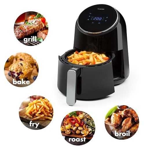 Deep Fryer Klarstein AirVital Black Features/technology