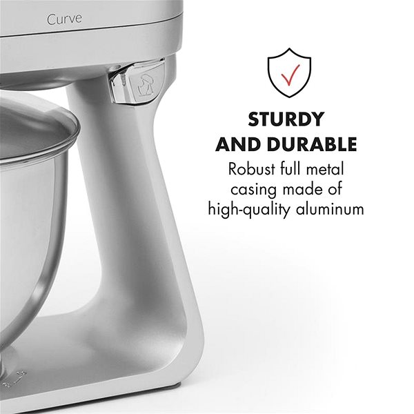 Food Mixer Klarstein Curve Silver Features/technology