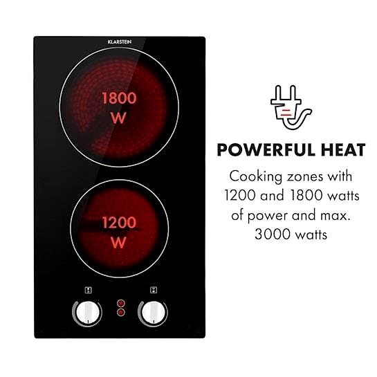Cooktop KLARSTEIN EasyCook Domino Features/technology