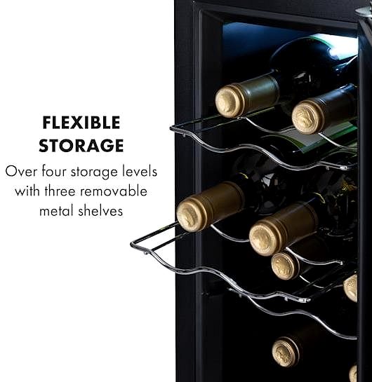 Wine Cooler KLARSTEIN Reserva 8 Slim Uno Features/technology