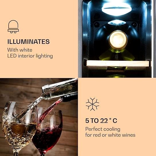 Wine Cooler KLARSTEIN Vinovilla 7 Features/technology