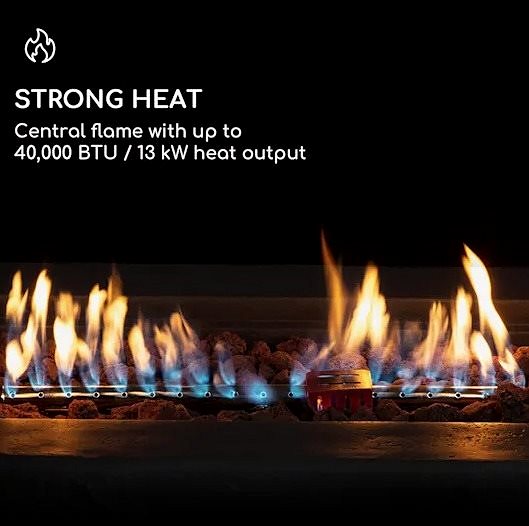 Outdoor heater Blumfeldt Anafi grey .