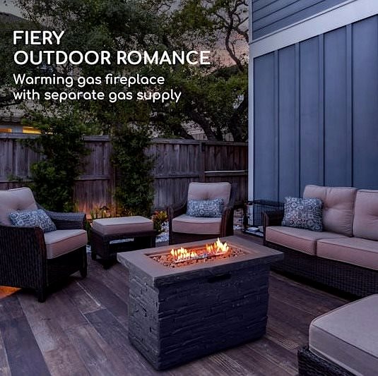 Outdoor heater Blumfeldt Anafi grey .