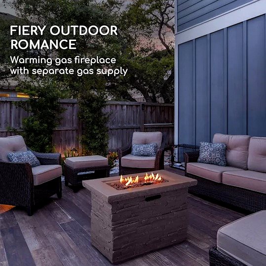 Outdoor heater Blumfeldt Anafi beige .