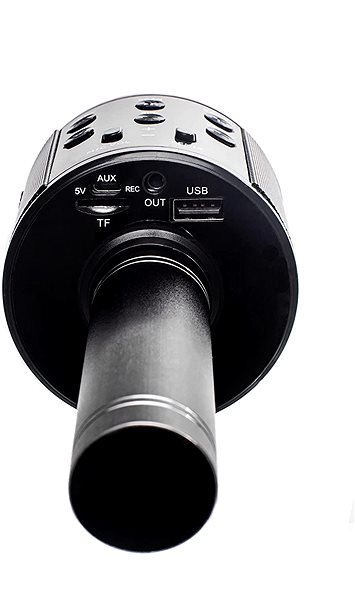 Microphone Atomia Karaoke BT Microphone WS-858 Black Connectivity (ports)