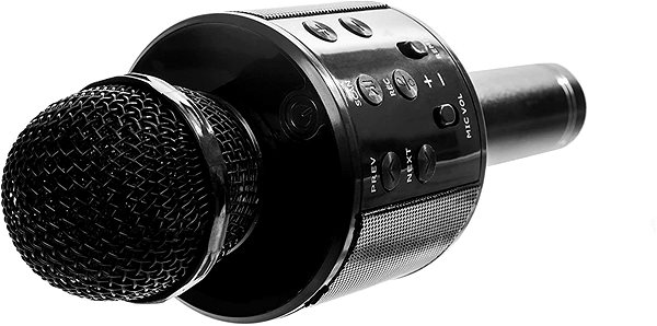 Microphone Atomia Karaoke BT Microphone WS-858 Black Lateral view