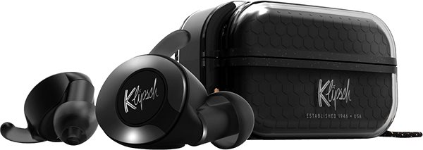 Headphones Klipsch T5 II True Wireless Sport, Black Package content