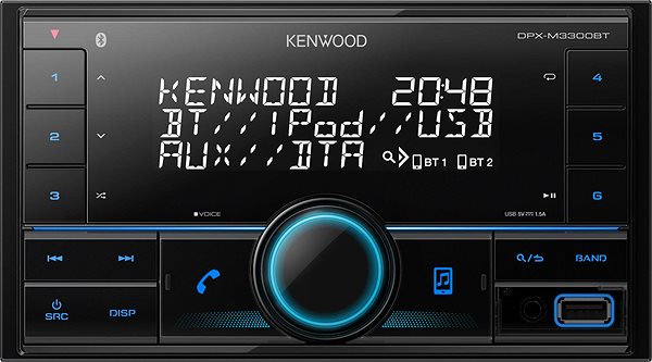 Autórádió KENWOOD DPX-M3300BT ...