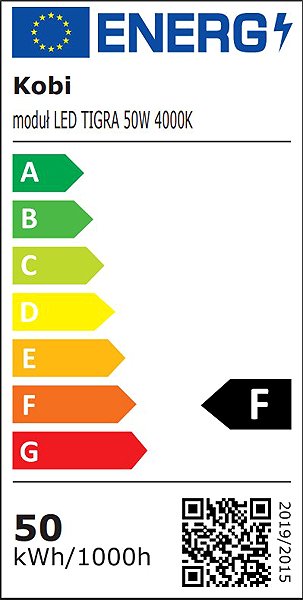 LED Reflector KOBI Light Tigra Tripod 2 × 50 W + tripod Energy label