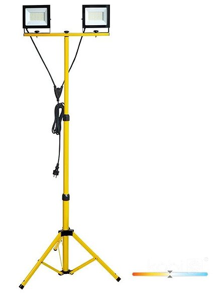 LED Reflector KOBI Light Tigra Tripod 2 × 50 W + tripod ...