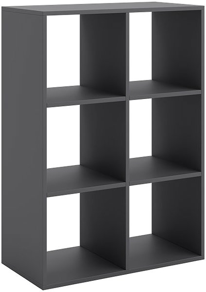 Shelving Unit Kobi Loni Shelf 2 × 3, grey ...