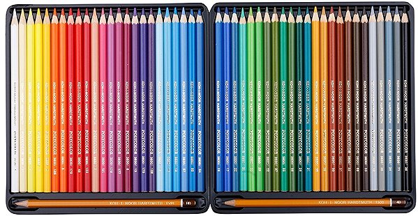 Coloured Pencils KOH-I-NOOR Polycolour 3836/48 Art Crayons 48 pcs ...