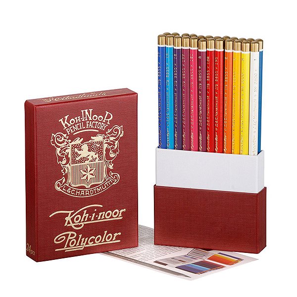 Színes ceruza Koh-i-noor Polycolor Retro 3824/24 művészi, 24 darab ...