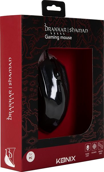 Herná myš Drakkar Shaman Gaming Mouse ...