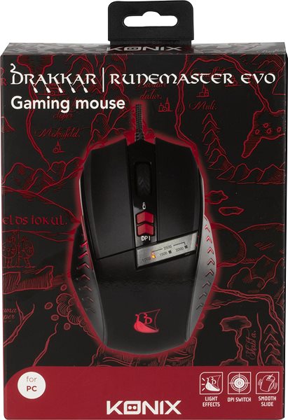 Herná myš Drakkar Runemaster Evo Gaming Mouse ...