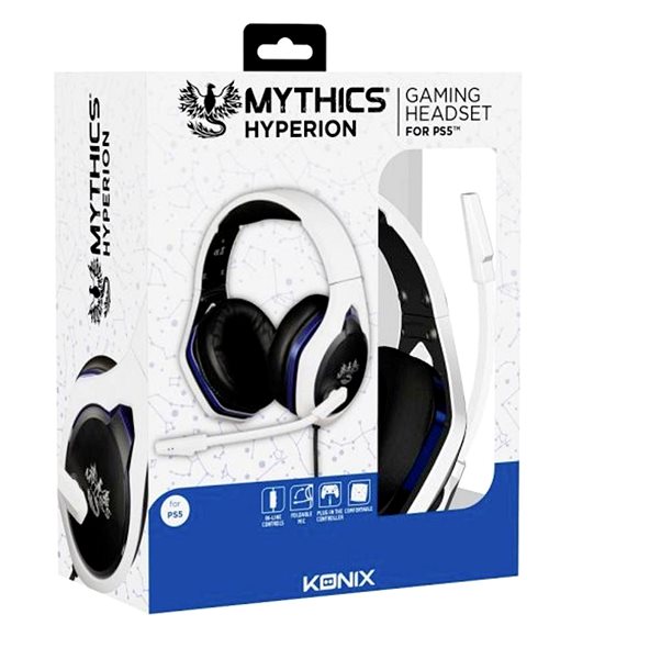 Gamer fejhallgató Mythics Hyperion PlayStation 5 Gaming Headset ...